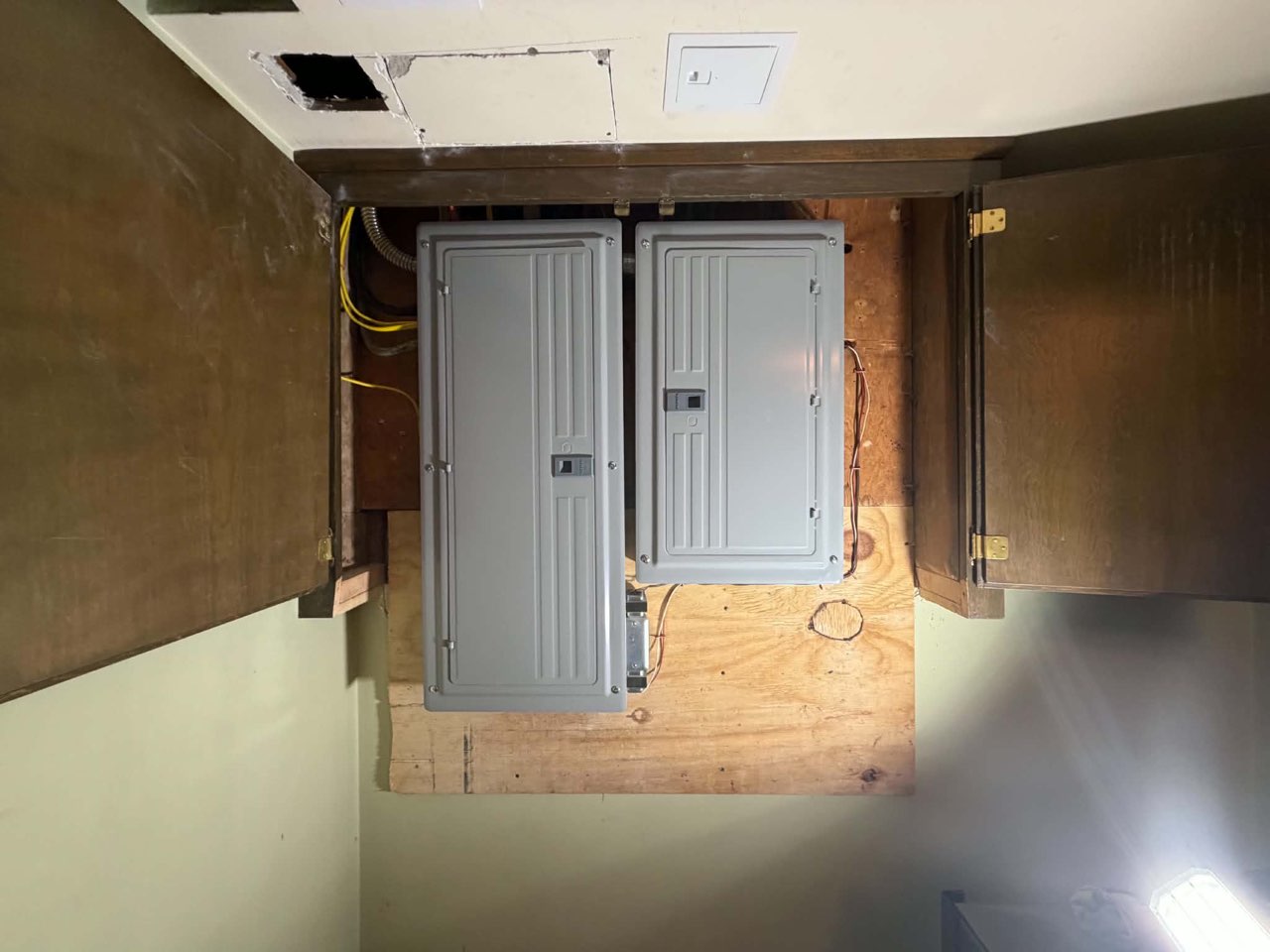 Double Panel Replacement, after