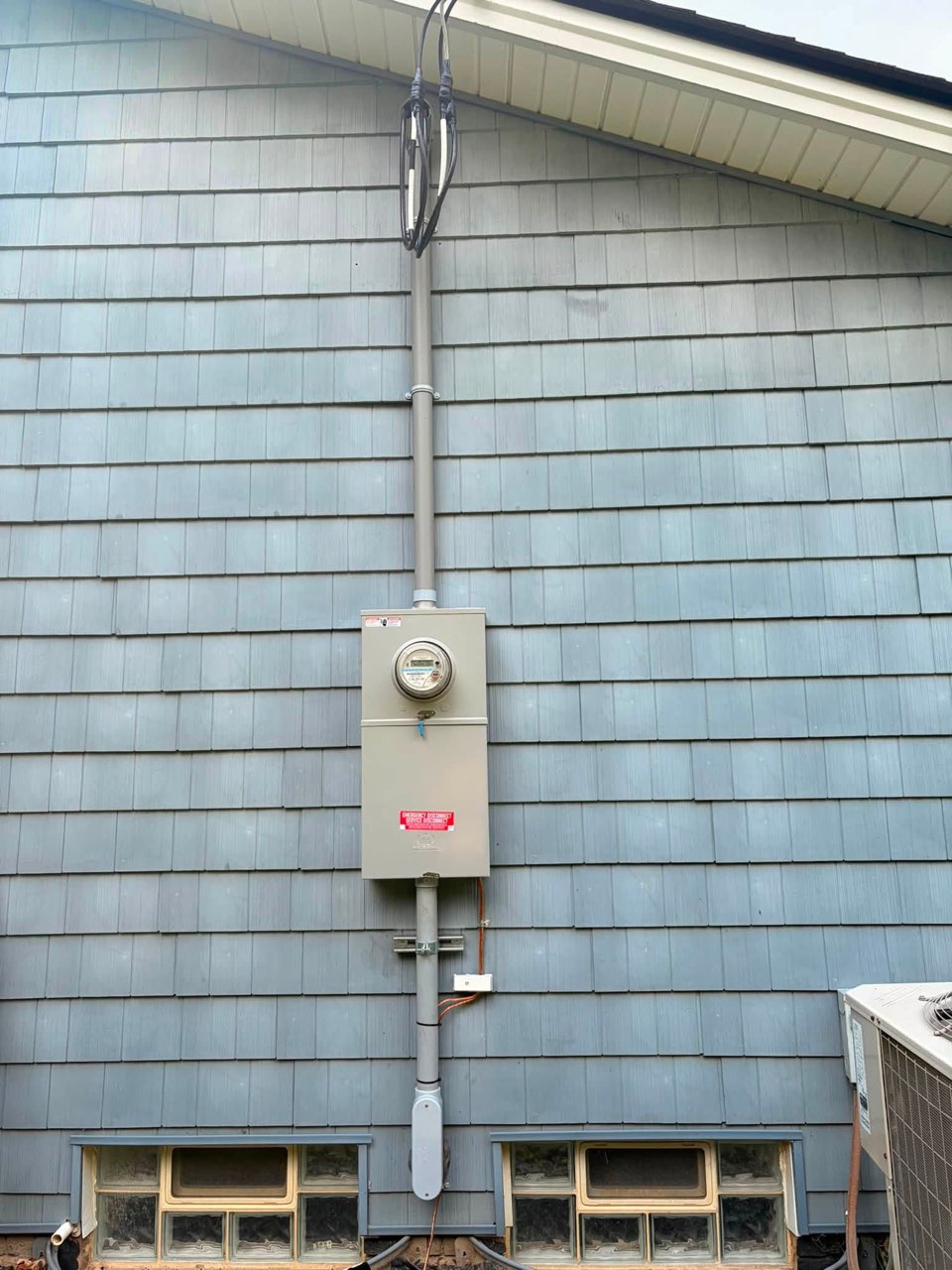 Service Mast and Meter Replacement, completed